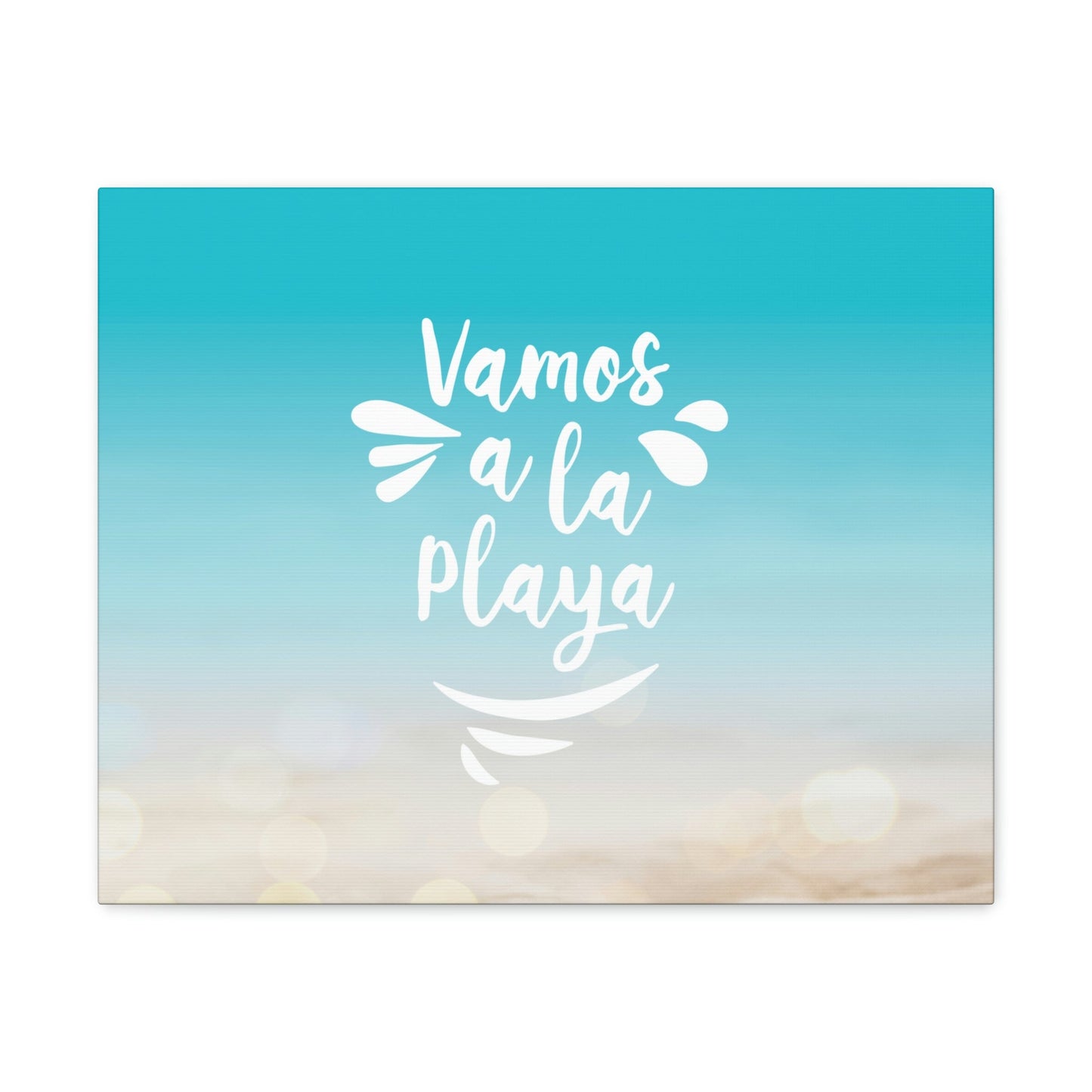 Vamos A La Playa Let's Go To The Beach Sand Aesthetic Classic Art Canvas Gallery Wraps Ichaku [Perfect Gifts Selection]