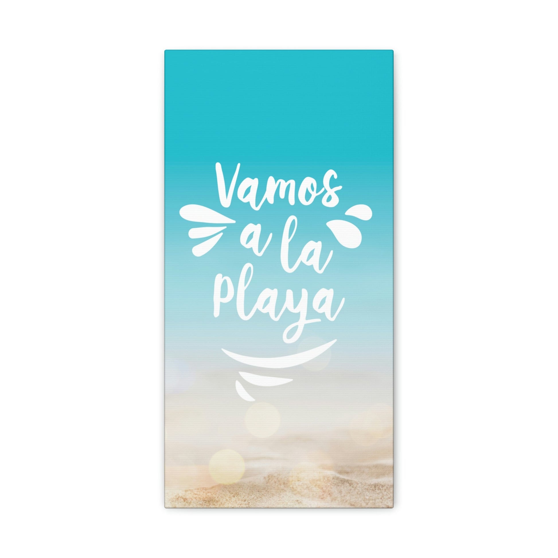 Vamos A La Playa Let's Go To The Beach Sand Aesthetic Classic Art Canvas Gallery Wraps Ichaku [Perfect Gifts Selection]