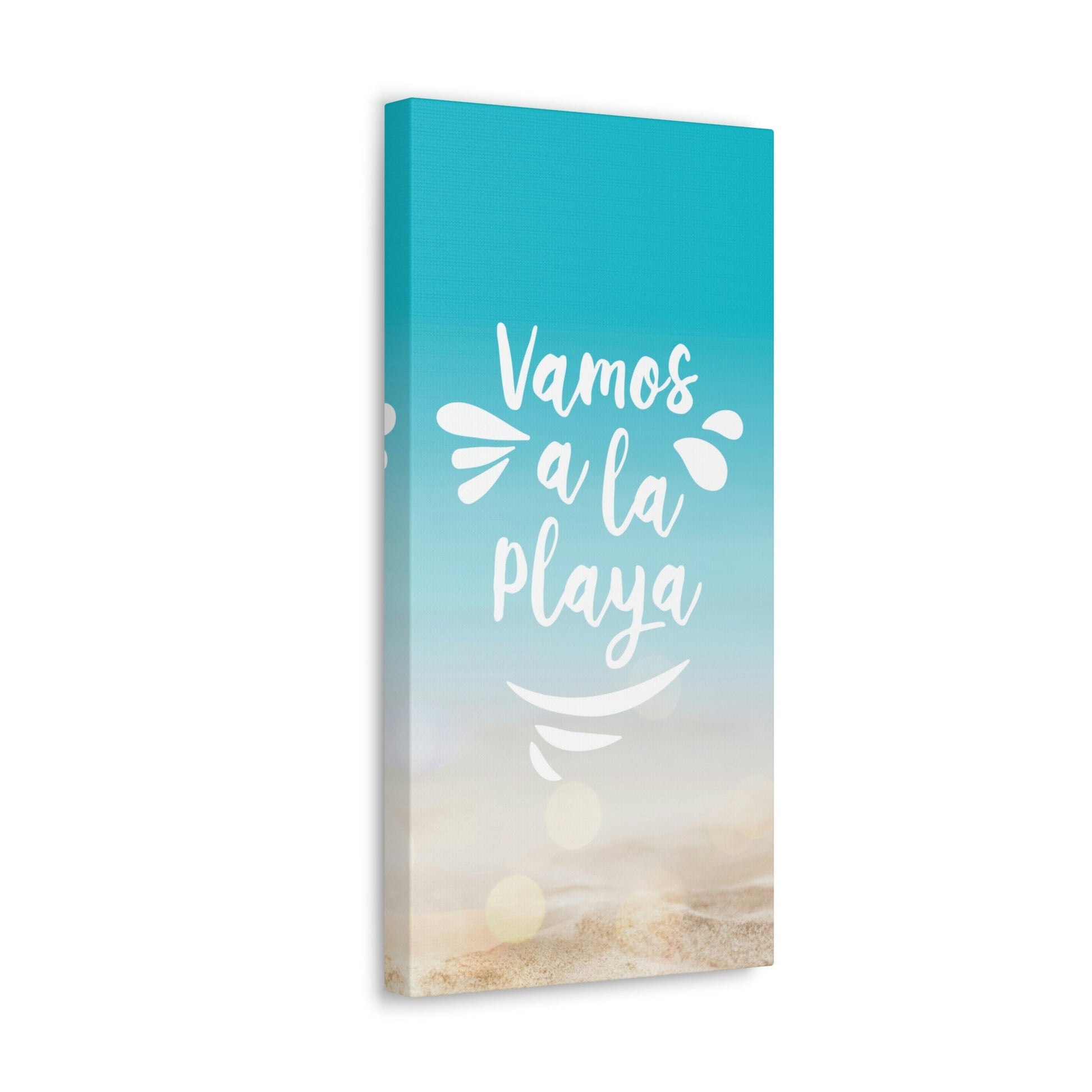 Vamos A La Playa Let's Go To The Beach Sand Aesthetic Classic Art Canvas Gallery Wraps Ichaku [Perfect Gifts Selection]