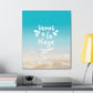 Vamos A La Playa Let's Go To The Beach Sand Aesthetic Classic Art Canvas Gallery Wraps Ichaku [Perfect Gifts Selection]