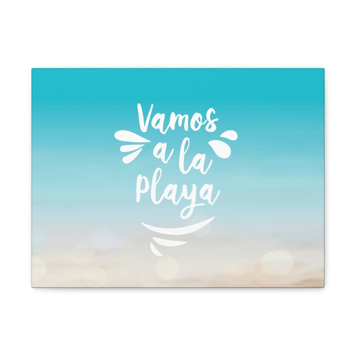 Vamos A La Playa Let's Go To The Beach Sand Aesthetic Classic Art Canvas Gallery Wraps Ichaku [Perfect Gifts Selection]