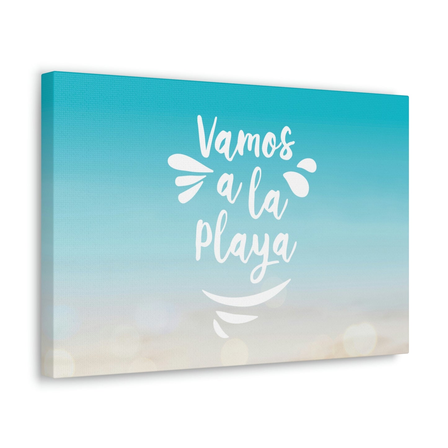 Vamos A La Playa Let's Go To The Beach Sand Aesthetic Classic Art Canvas Gallery Wraps Ichaku [Perfect Gifts Selection]