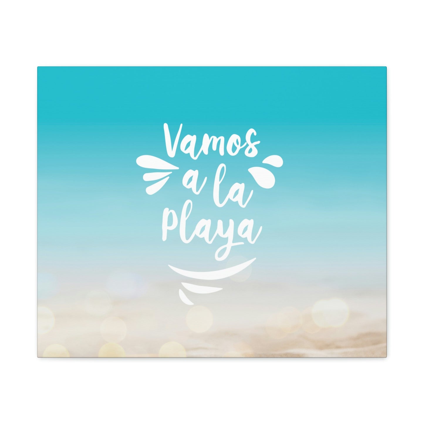 Vamos A La Playa Let's Go To The Beach Sand Aesthetic Classic Art Canvas Gallery Wraps Ichaku [Perfect Gifts Selection]