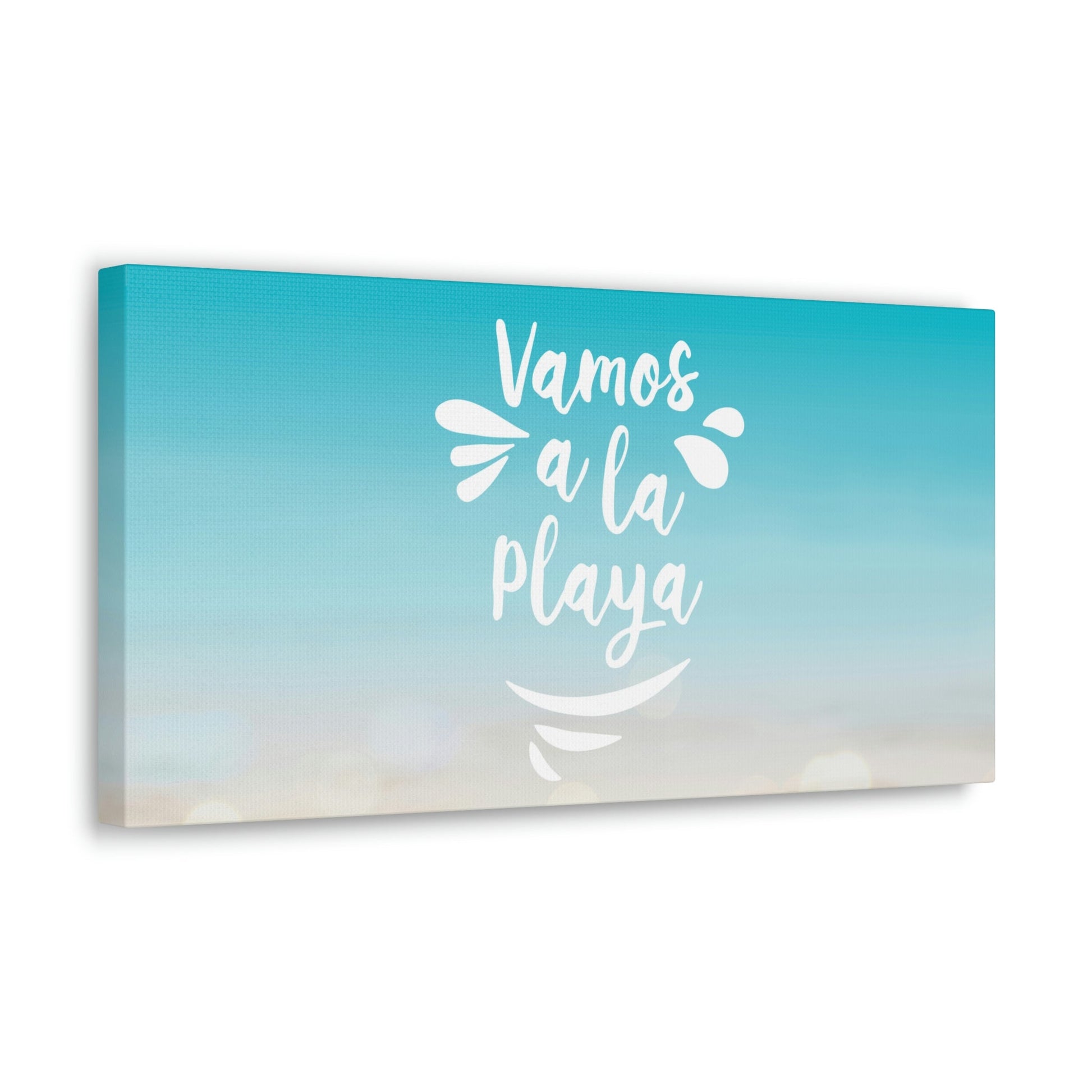 Vamos A La Playa Let's Go To The Beach Sand Aesthetic Classic Art Canvas Gallery Wraps Ichaku [Perfect Gifts Selection]