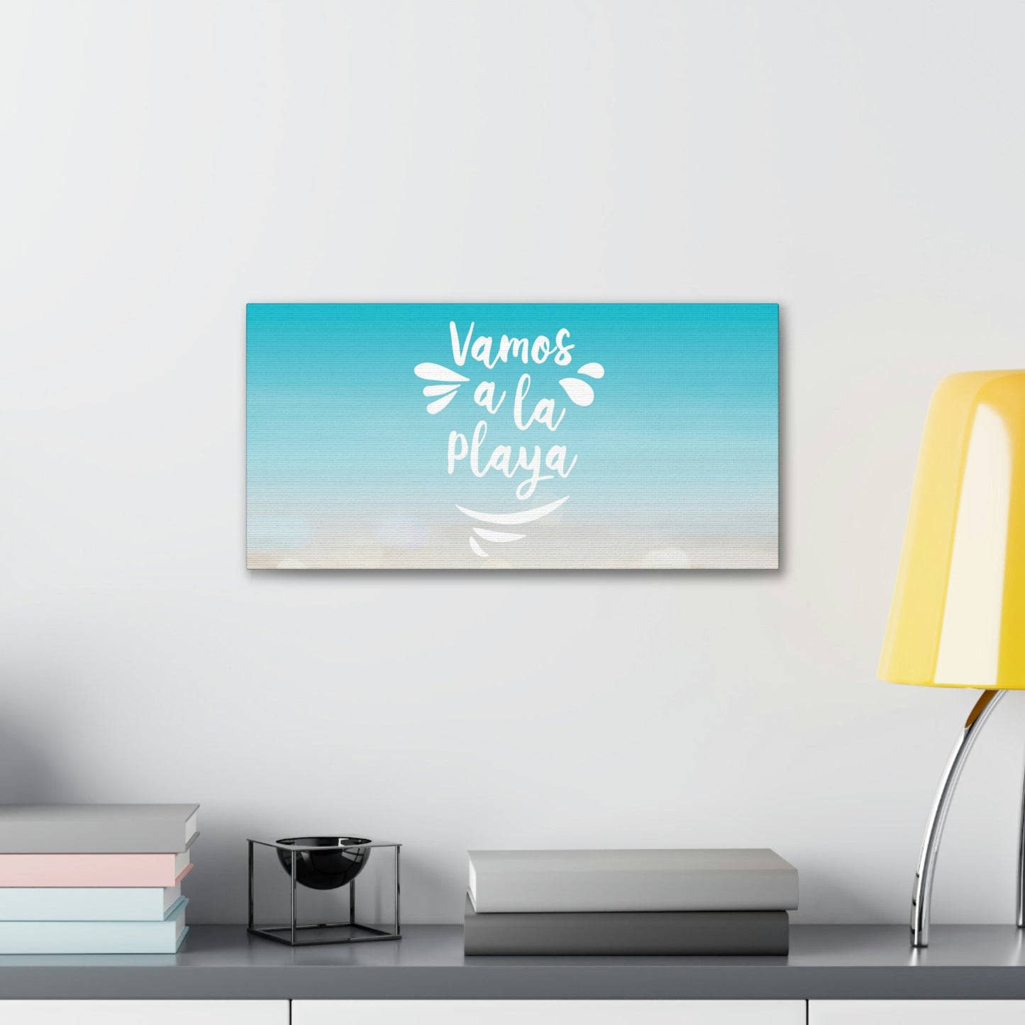 Vamos A La Playa Let's Go To The Beach Sand Aesthetic Classic Art Canvas Gallery Wraps Ichaku [Perfect Gifts Selection]