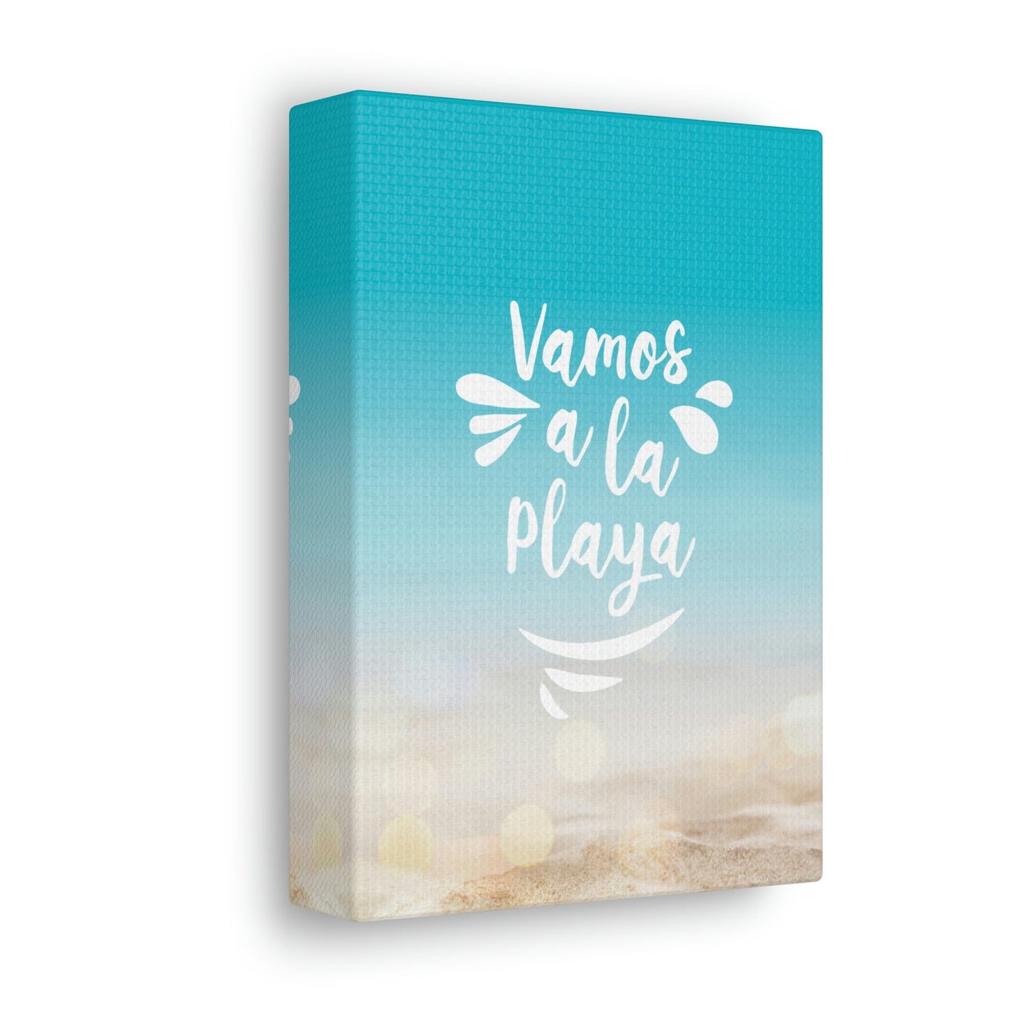 Vamos A La Playa Let's Go To The Beach Sand Aesthetic Classic Art Canvas Gallery Wraps Ichaku [Perfect Gifts Selection]