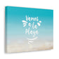 Vamos A La Playa Let's Go To The Beach Sand Aesthetic Classic Art Canvas Gallery Wraps Ichaku [Perfect Gifts Selection]