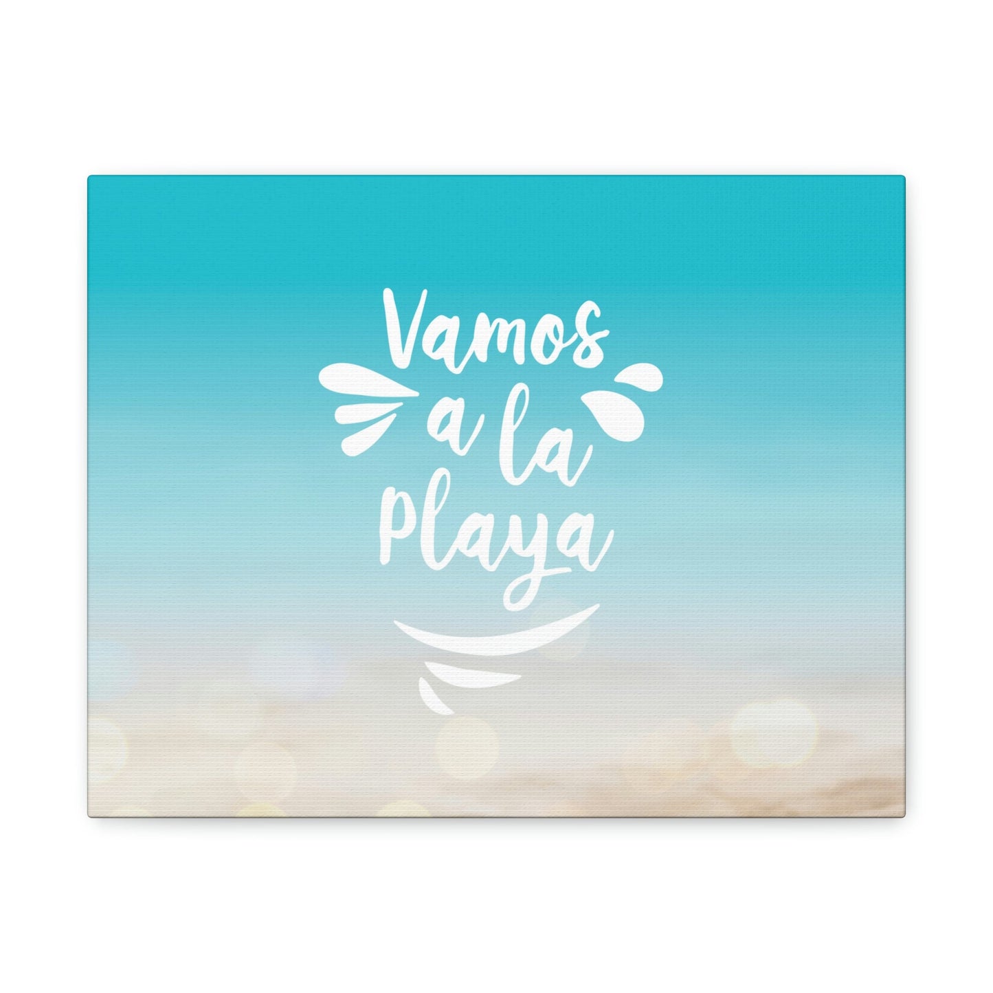 Vamos A La Playa Let's Go To The Beach Sand Aesthetic Classic Art Canvas Gallery Wraps Ichaku [Perfect Gifts Selection]