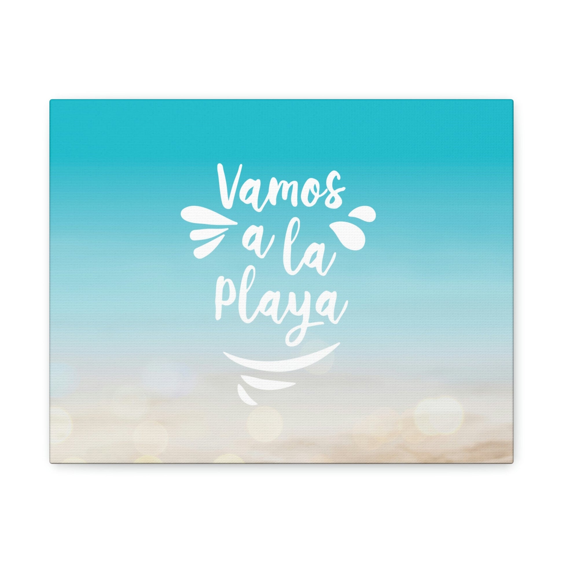 Vamos A La Playa Let's Go To The Beach Sand Aesthetic Classic Art Canvas Gallery Wraps Ichaku [Perfect Gifts Selection]