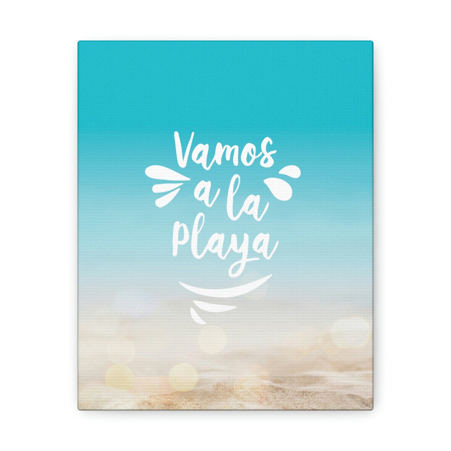 Vamos A La Playa Let's Go To The Beach Sand Aesthetic Classic Art Canvas Gallery Wraps Ichaku [Perfect Gifts Selection]