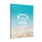 Vamos A La Playa Let's Go To The Beach Sand Aesthetic Classic Art Canvas Gallery Wraps Ichaku [Perfect Gifts Selection]