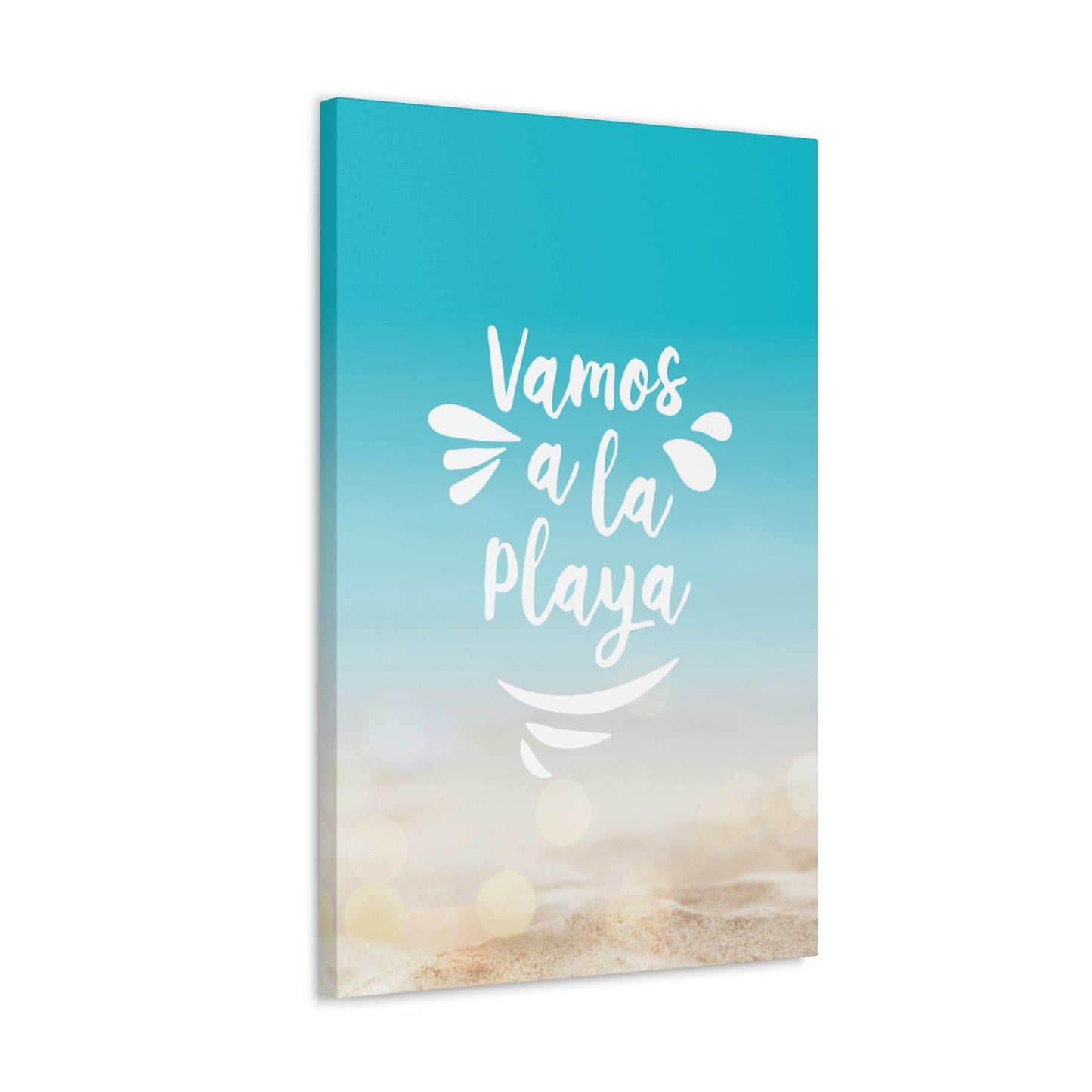 Vamos A La Playa Let's Go To The Beach Sand Aesthetic Classic Art Canvas Gallery Wraps Ichaku [Perfect Gifts Selection]