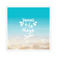 Vamos A La Playa Let's Go To The Beach Sand Art Die-Cut Sticker Ichaku [Perfect Gifts Selection]