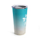 Vamos A La Playa Let's Go To The Beach Sand Art Stainless Steel Hot or Cold Vacuum Tumbler 20oz Ichaku [Perfect Gifts Selection]