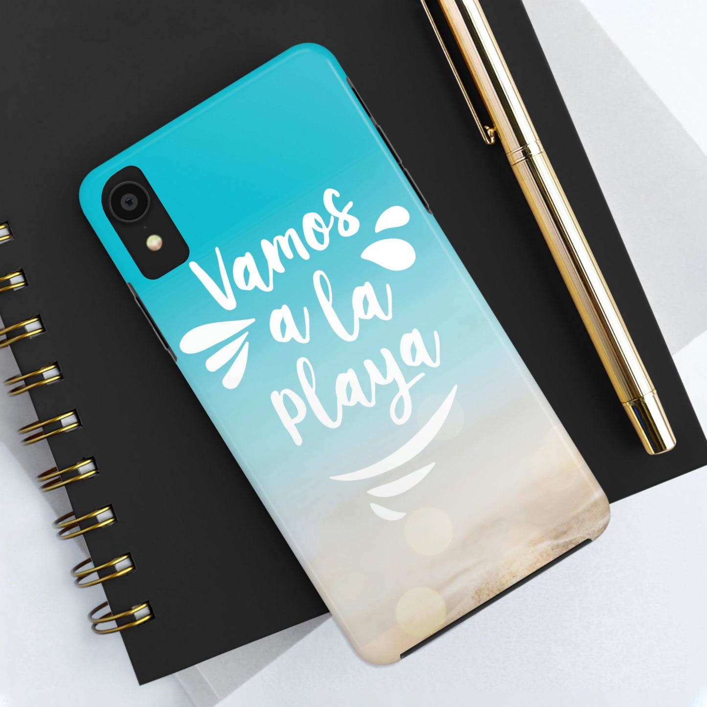 Vamos A La Playa Let's Go To The Beach Sand Art Tough Phone Cases Case-Mate Ichaku [Perfect Gifts Selection]