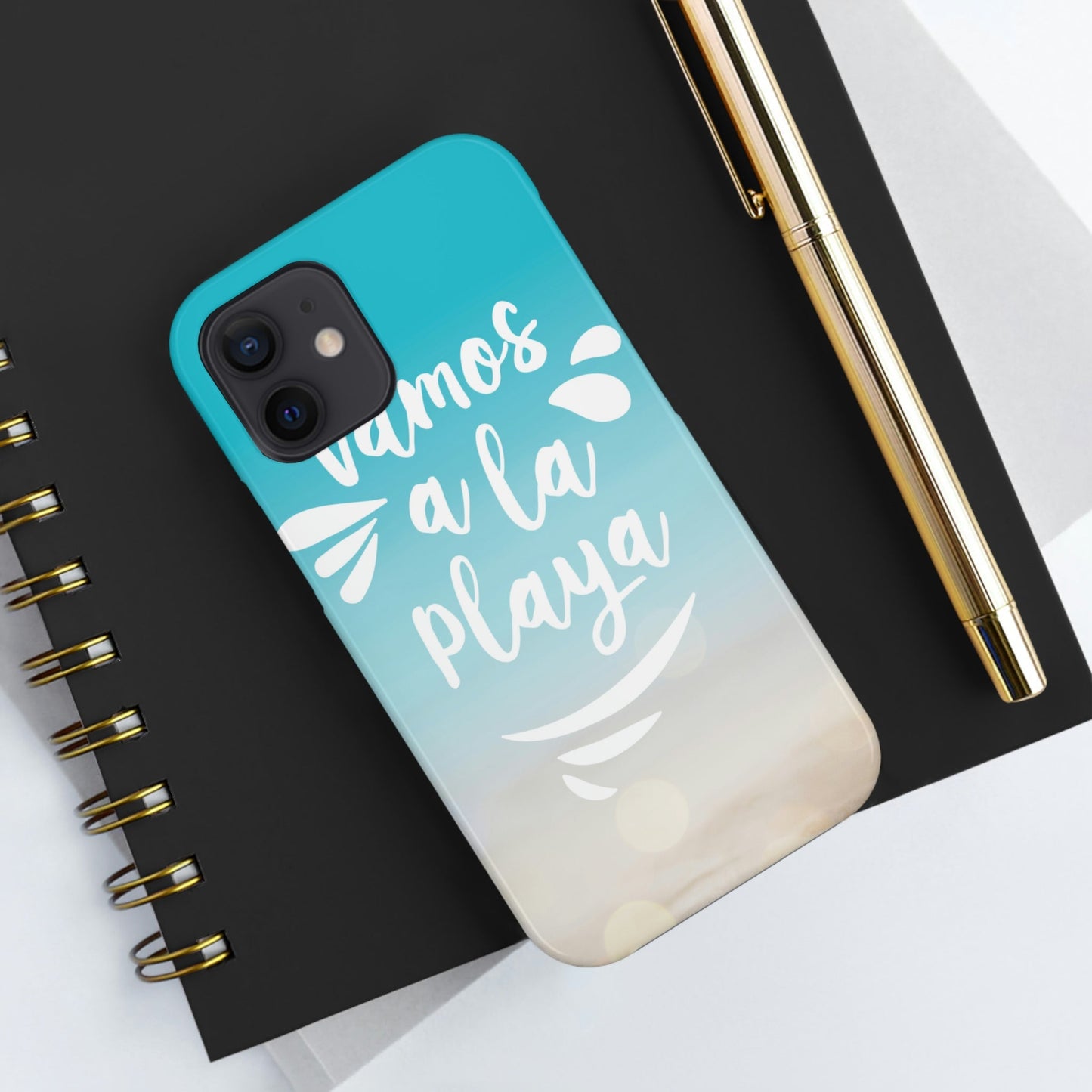 Vamos A La Playa Let's Go To The Beach Sand Art Tough Phone Cases Case-Mate Ichaku [Perfect Gifts Selection]