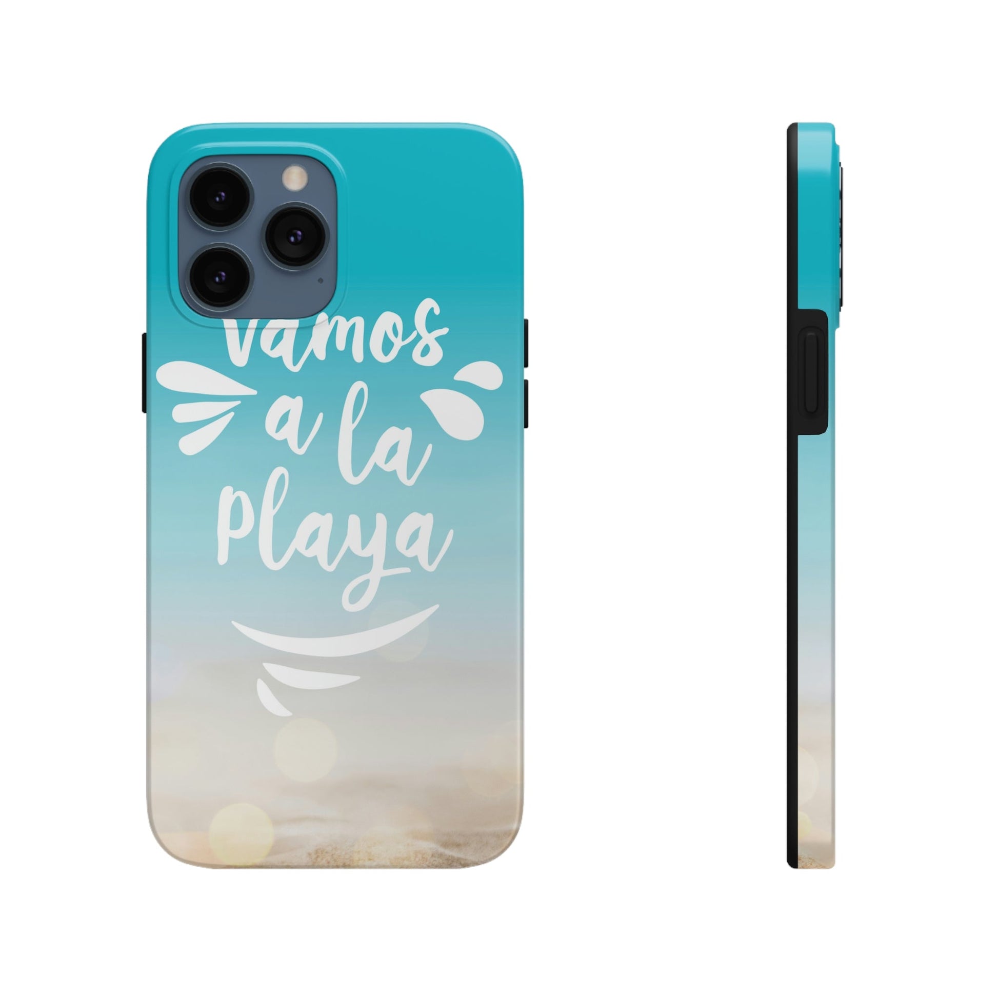 Vamos A La Playa Let's Go To The Beach Sand Art Tough Phone Cases Case-Mate Ichaku [Perfect Gifts Selection]