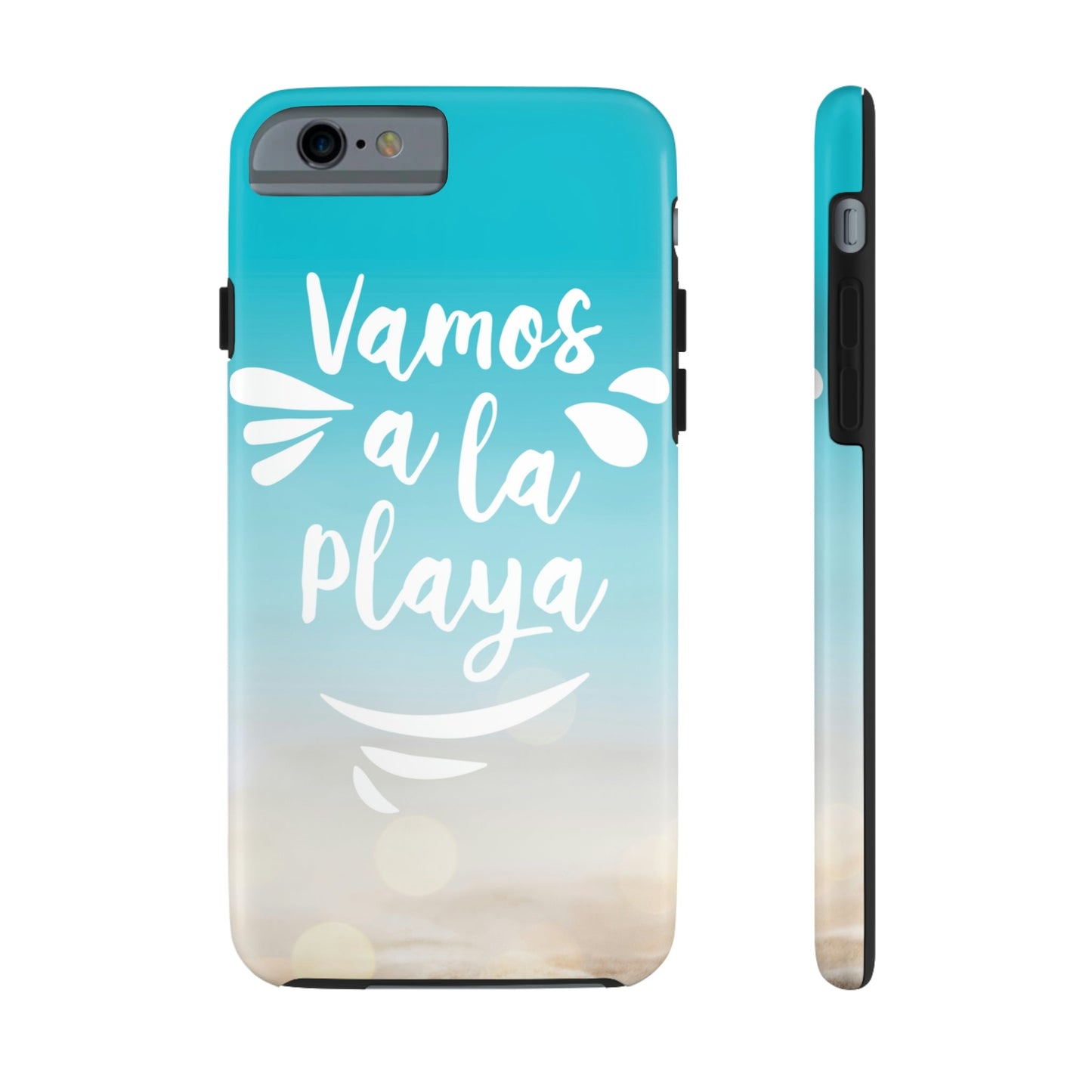 Vamos A La Playa Let's Go To The Beach Sand Art Tough Phone Cases Case-Mate Ichaku [Perfect Gifts Selection]