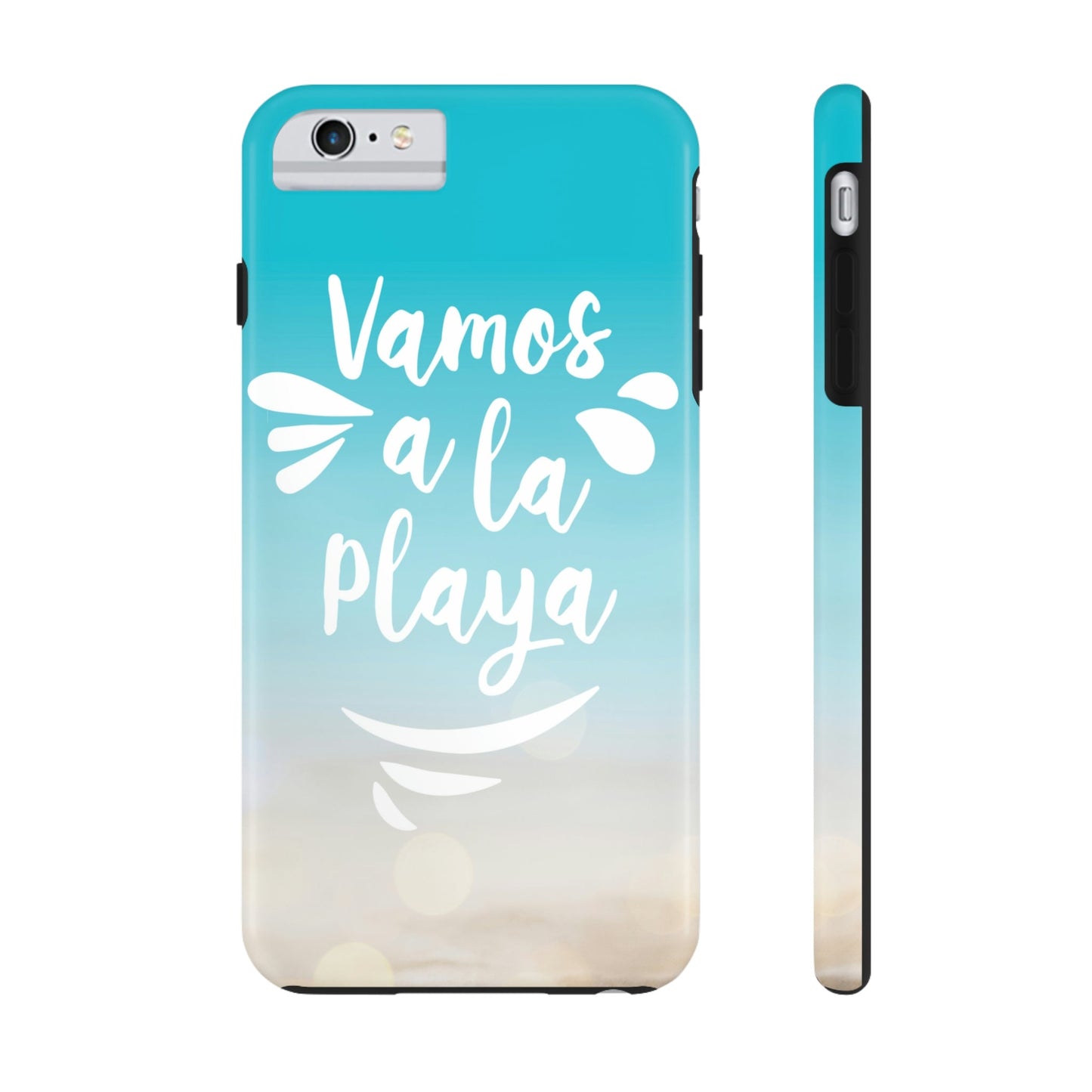 Vamos A La Playa Let's Go To The Beach Sand Art Tough Phone Cases Case-Mate Ichaku [Perfect Gifts Selection]