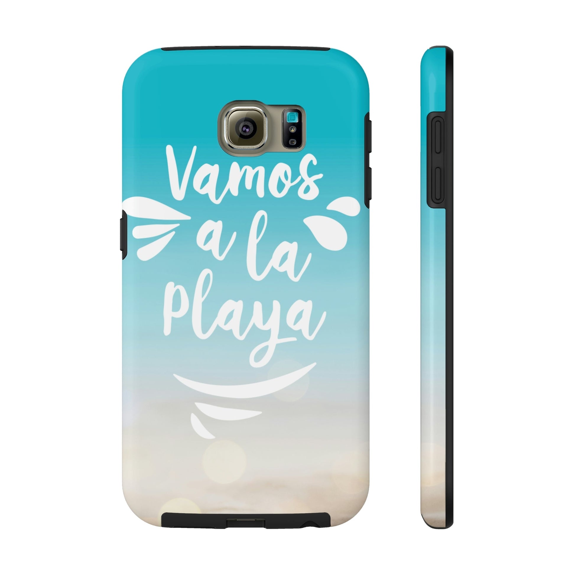 Vamos A La Playa Let's Go To The Beach Sand Art Tough Phone Cases Case-Mate Ichaku [Perfect Gifts Selection]