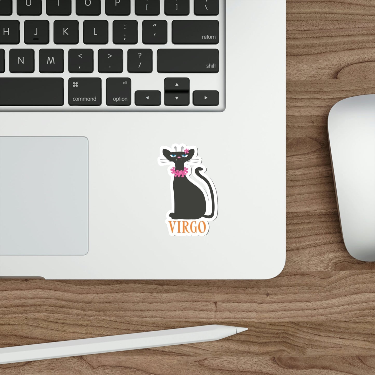 Virgo Cat Zodiac Sign Die-Cut Sticker Ichaku [Perfect Gifts Selection]