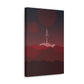 Visit Red Planet Aesthetic Welcome to Mars Sci fi Space Minimal Art Aliens Classic Art Canvas Gallery Wraps Ichaku [Perfect Gifts Selection]