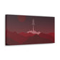 Visit Red Planet Aesthetic Welcome to Mars Sci fi Space Minimal Art Aliens Classic Art Canvas Gallery Wraps Ichaku [Perfect Gifts Selection]