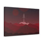 Visit Red Planet Aesthetic Welcome to Mars Sci fi Space Minimal Art Aliens Classic Art Canvas Gallery Wraps Ichaku [Perfect Gifts Selection]