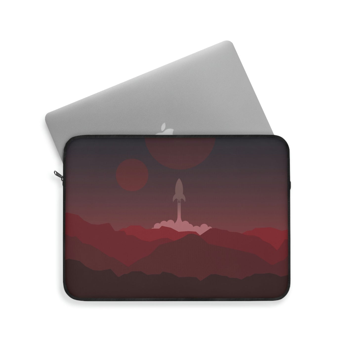 Visit Red Planet Aesthetic Welcome to Mars Sci fi Space Minimal Art Aliens Laptop Sleeve Ichaku [Perfect Gifts Selection]