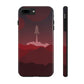 Visit Red Planet Aesthetic Welcome to Mars Sci fi Space Minimal Art Aliens Tough Phone Cases Case-Mate Ichaku [Perfect Gifts Selection]