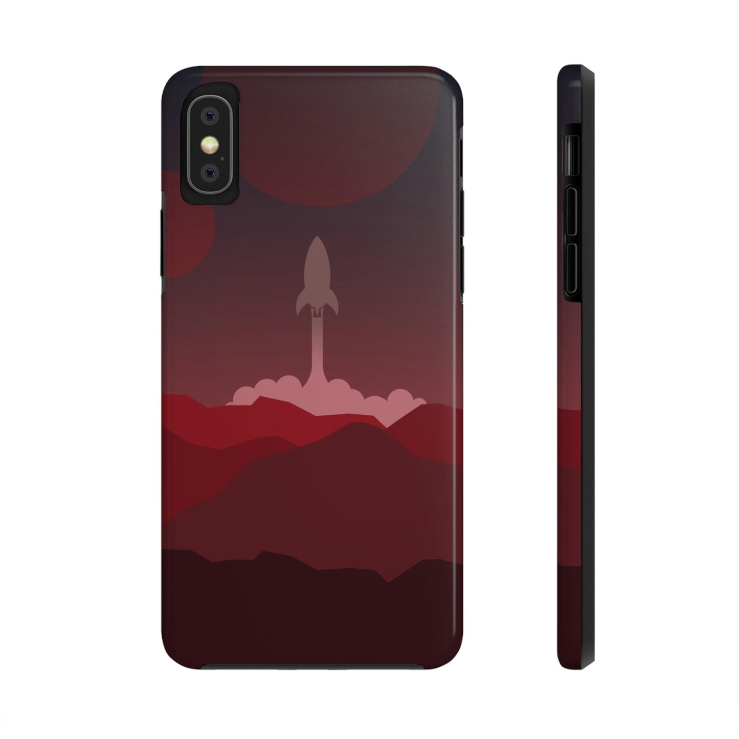 Visit Red Planet Aesthetic Welcome to Mars Sci fi Space Minimal Art Aliens Tough Phone Cases Case-Mate Ichaku [Perfect Gifts Selection]