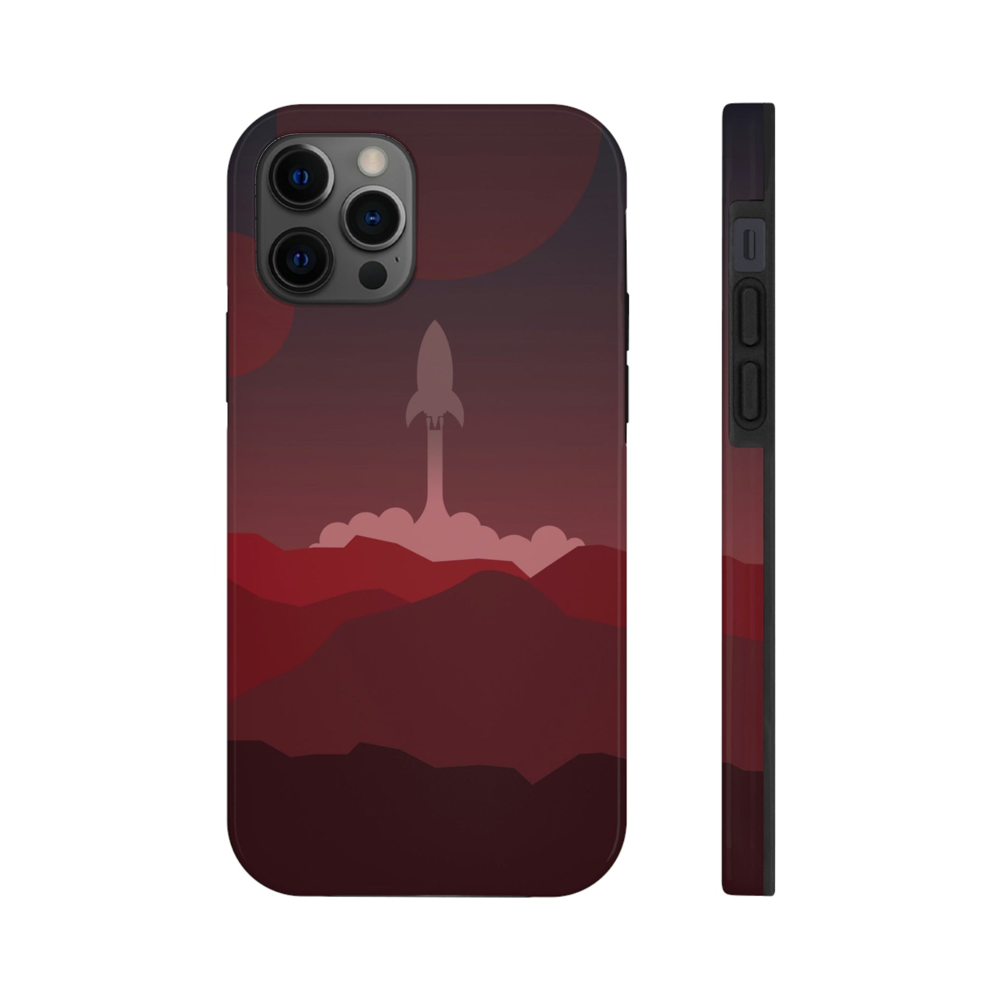 Visit Red Planet Aesthetic Welcome to Mars Sci fi Space Minimal Art Aliens Tough Phone Cases Case-Mate Ichaku [Perfect Gifts Selection]