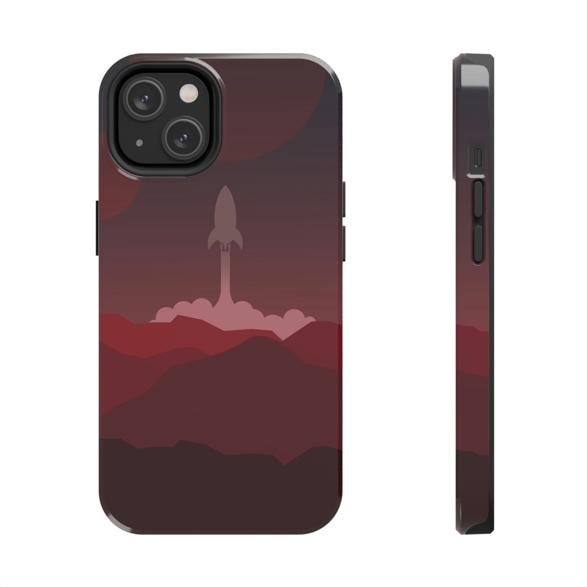 Visit Red Planet Aesthetic Welcome to Mars Sci fi Space Minimal Art Aliens Tough Phone Cases Case-Mate Ichaku [Perfect Gifts Selection]