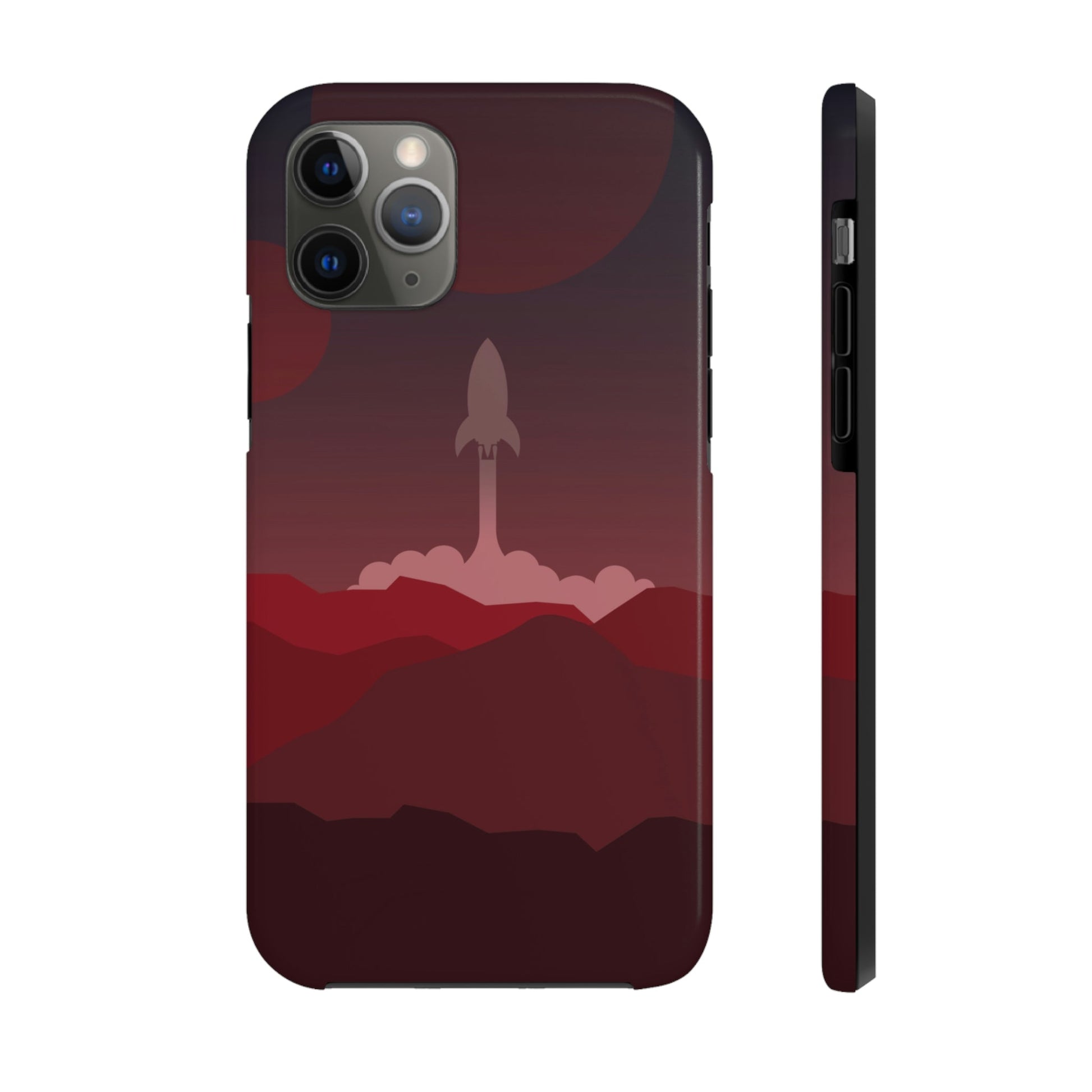 Visit Red Planet Aesthetic Welcome to Mars Sci fi Space Minimal Art Aliens Tough Phone Cases Case-Mate Ichaku [Perfect Gifts Selection]