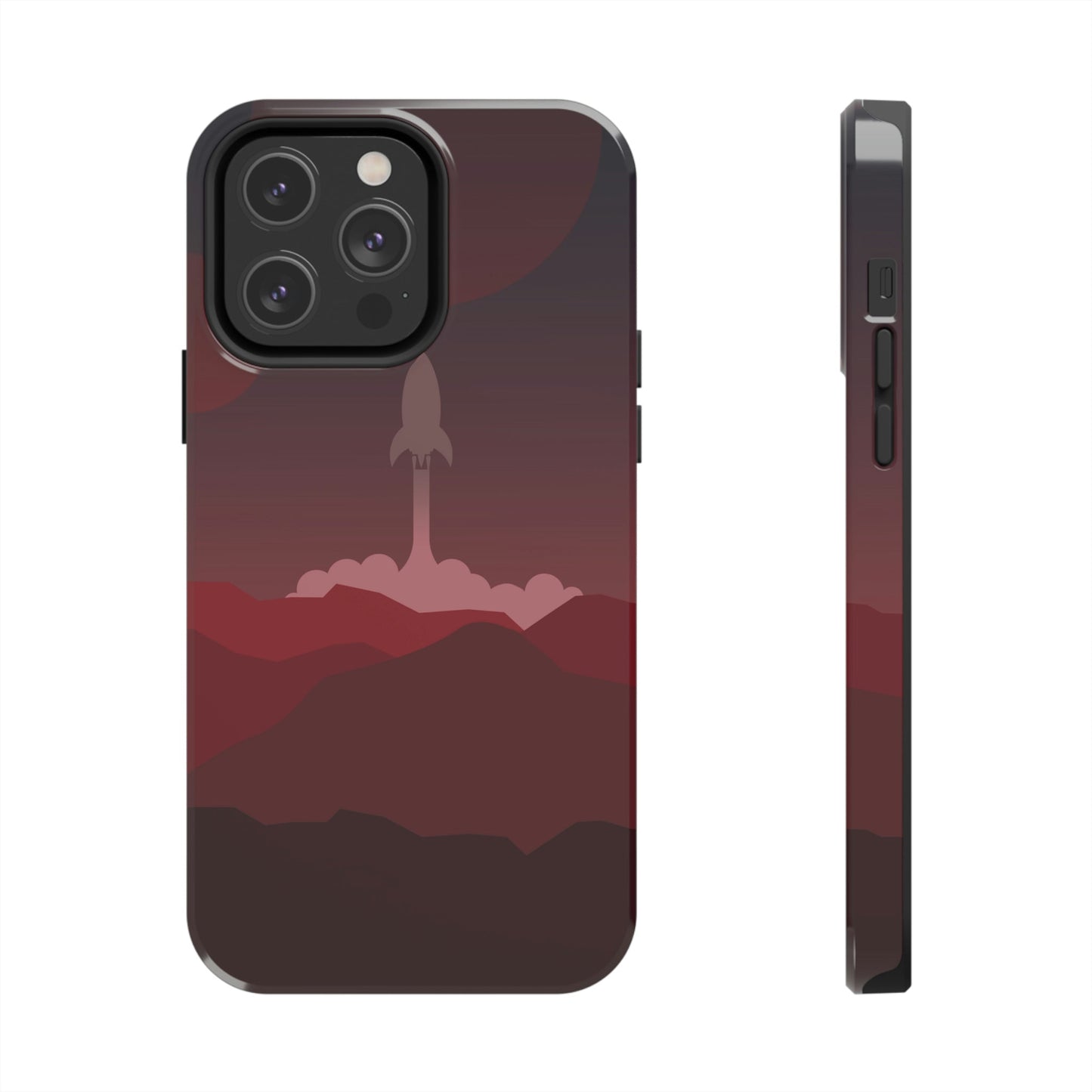 Visit Red Planet Aesthetic Welcome to Mars Sci fi Space Minimal Art Aliens Tough Phone Cases Case-Mate Ichaku [Perfect Gifts Selection]