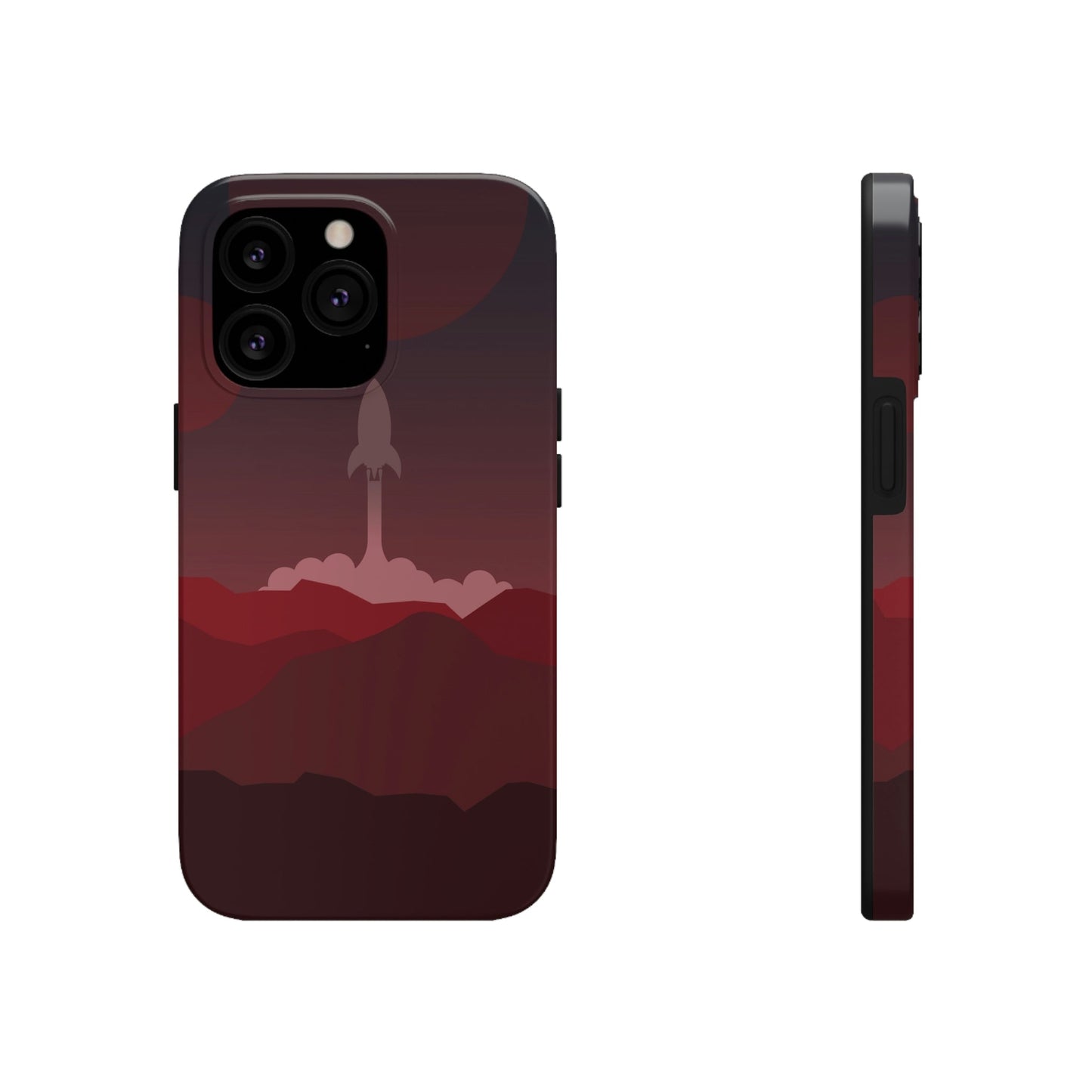 Visit Red Planet Aesthetic Welcome to Mars Sci fi Space Minimal Art Aliens Tough Phone Cases Case-Mate Ichaku [Perfect Gifts Selection]