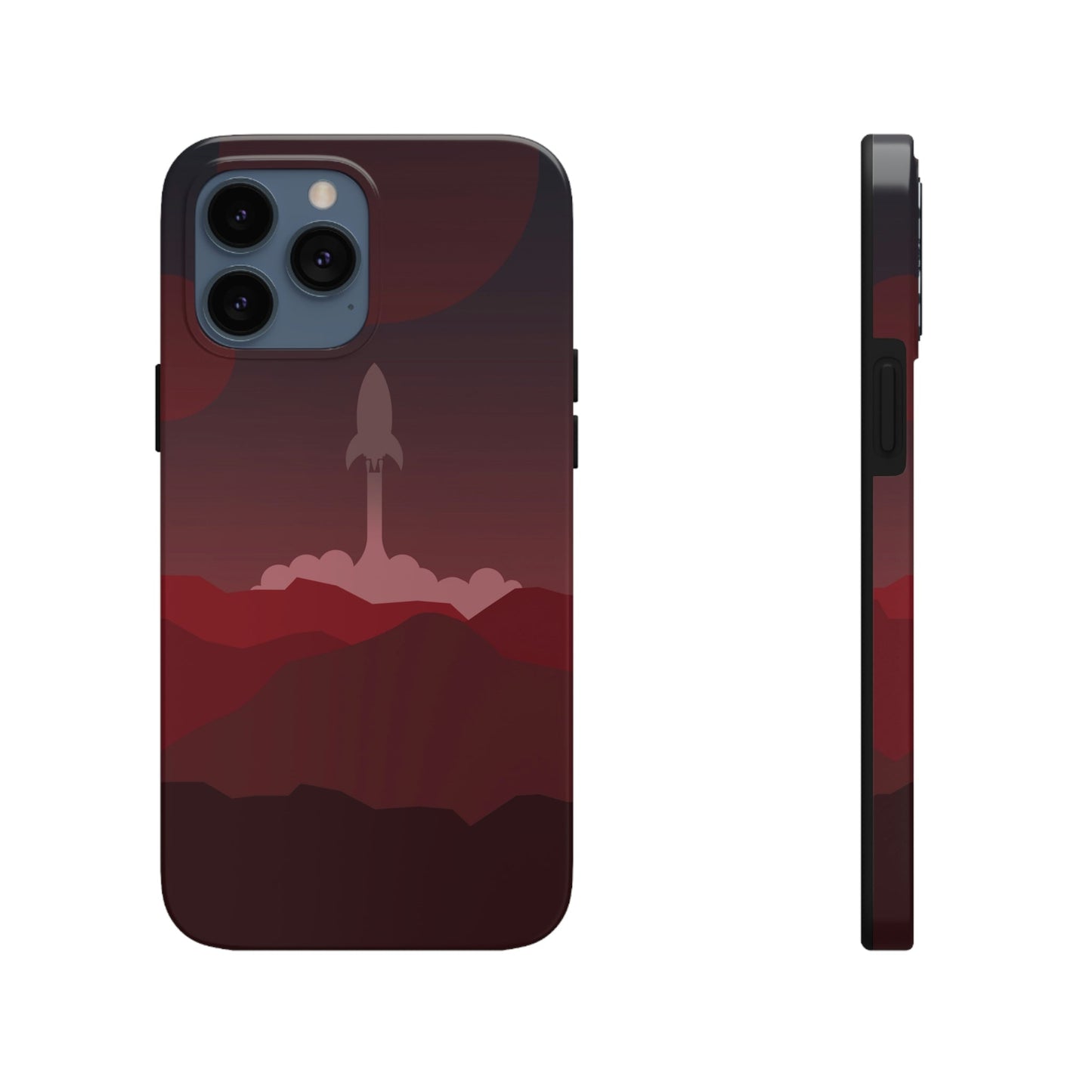 Visit Red Planet Aesthetic Welcome to Mars Sci fi Space Minimal Art Aliens Tough Phone Cases Case-Mate Ichaku [Perfect Gifts Selection]