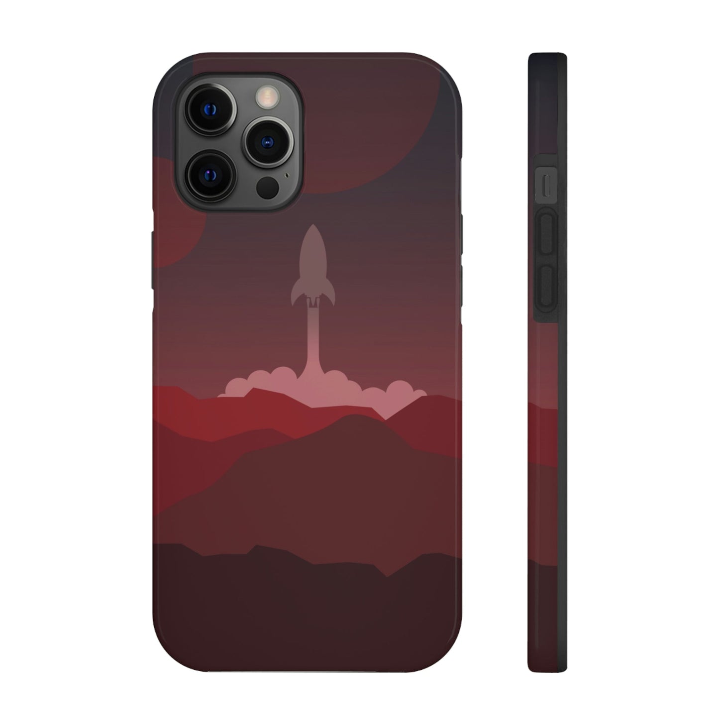 Visit Red Planet Aesthetic Welcome to Mars Sci fi Space Minimal Art Aliens Tough Phone Cases Case-Mate Ichaku [Perfect Gifts Selection]