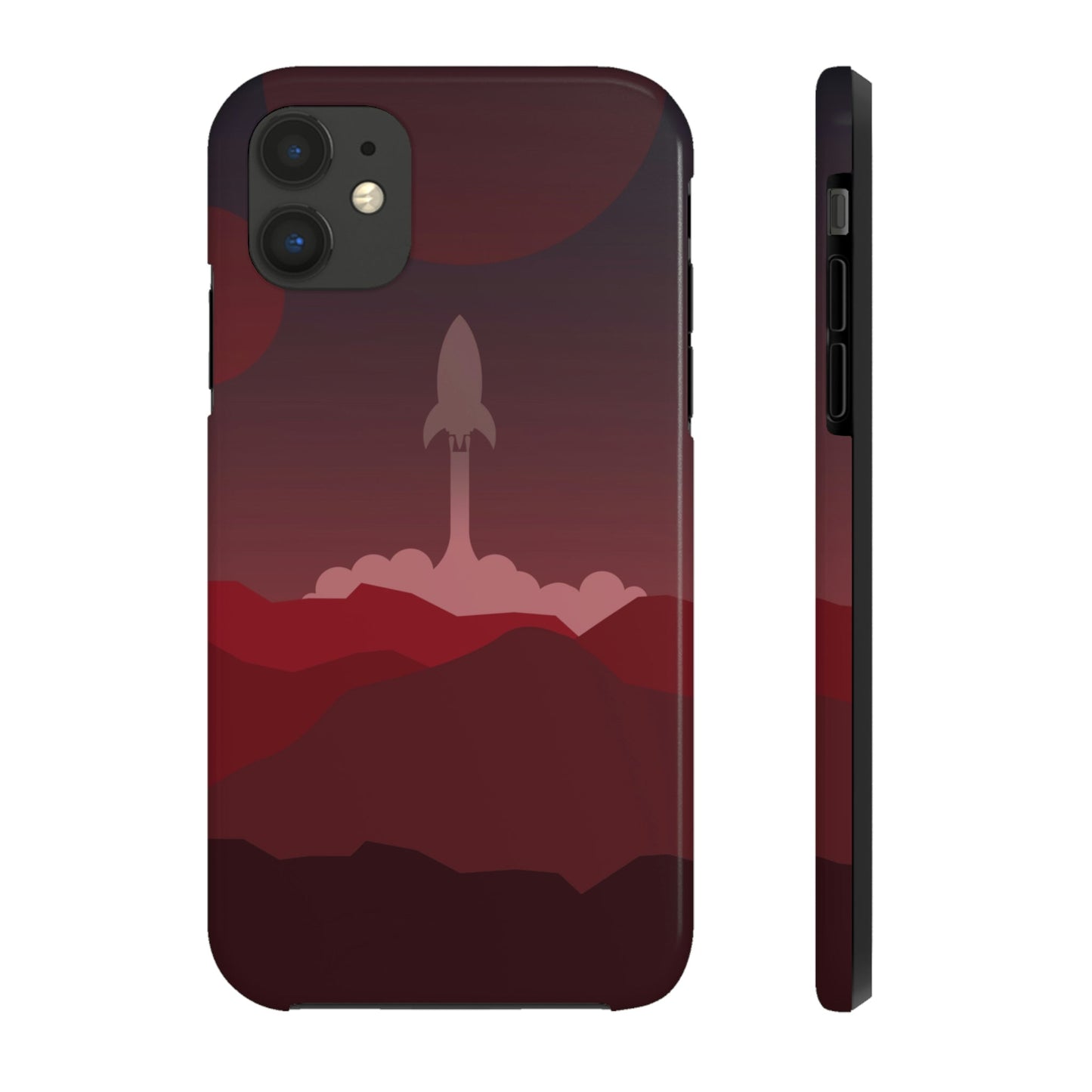 Visit Red Planet Aesthetic Welcome to Mars Sci fi Space Minimal Art Aliens Tough Phone Cases Case-Mate Ichaku [Perfect Gifts Selection]