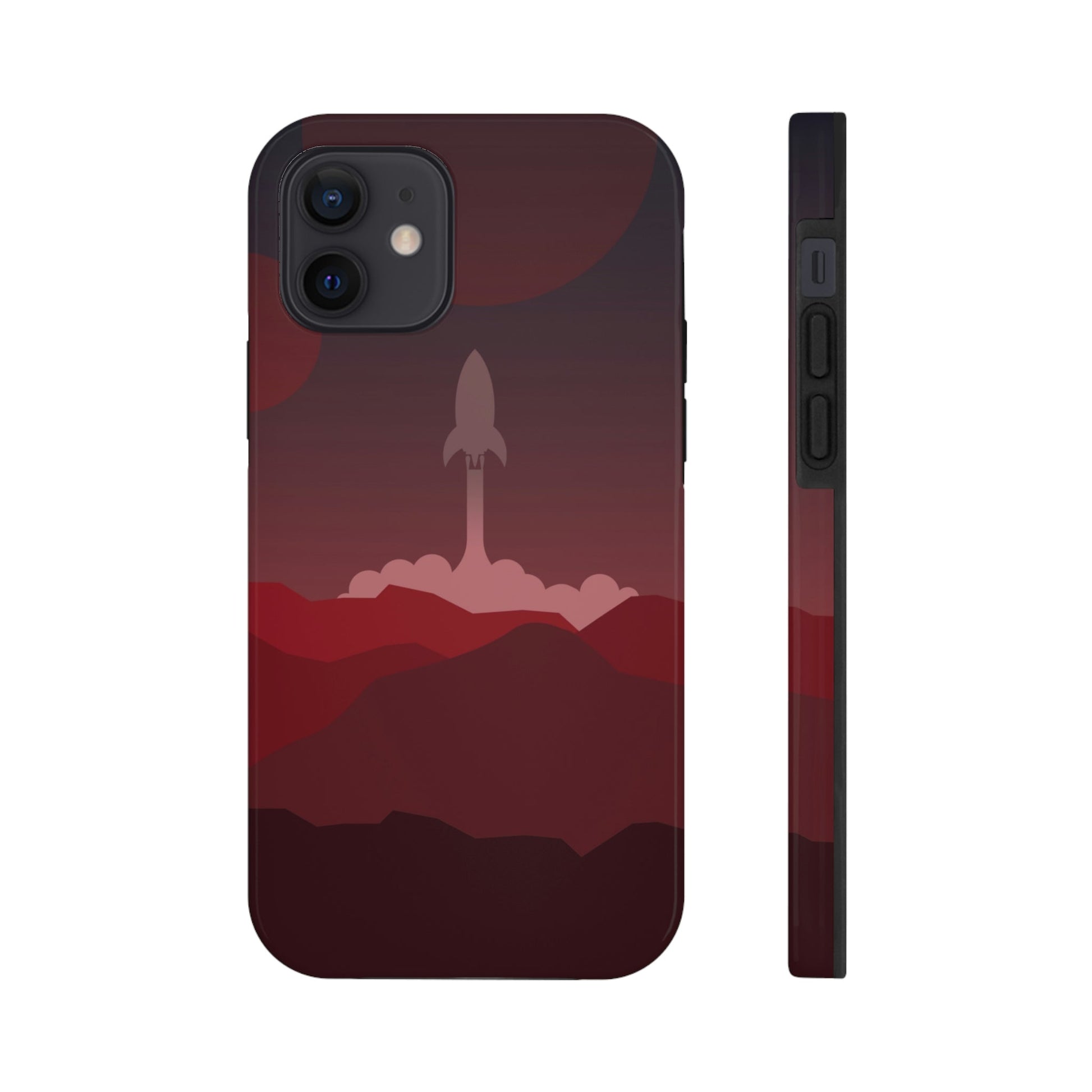 Visit Red Planet Aesthetic Welcome to Mars Sci fi Space Minimal Art Aliens Tough Phone Cases Case-Mate Ichaku [Perfect Gifts Selection]