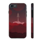 Visit Red Planet Aesthetic Welcome to Mars Sci fi Space Minimal Art Aliens Tough Phone Cases Case-Mate Ichaku [Perfect Gifts Selection]