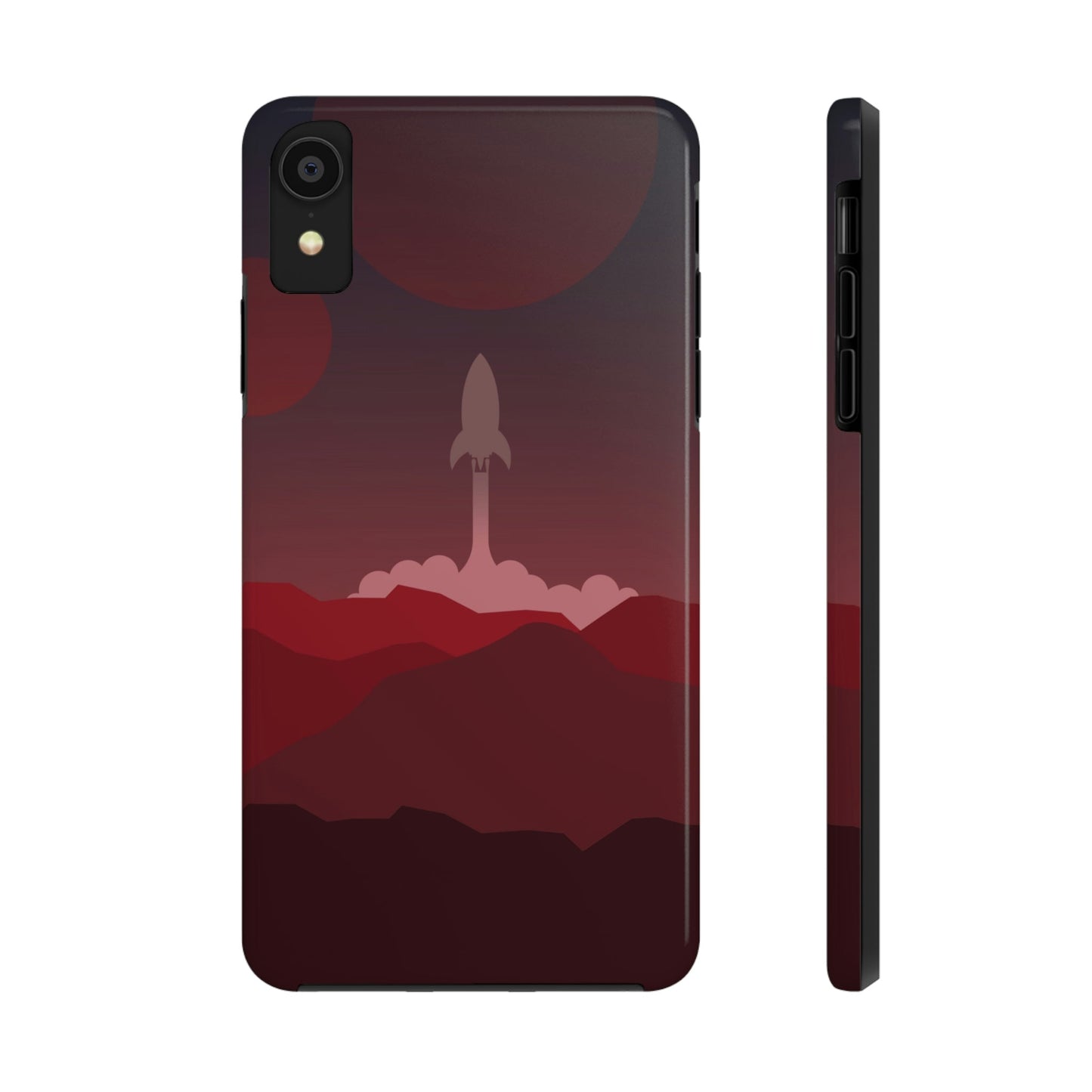 Visit Red Planet Aesthetic Welcome to Mars Sci fi Space Minimal Art Aliens Tough Phone Cases Case-Mate Ichaku [Perfect Gifts Selection]