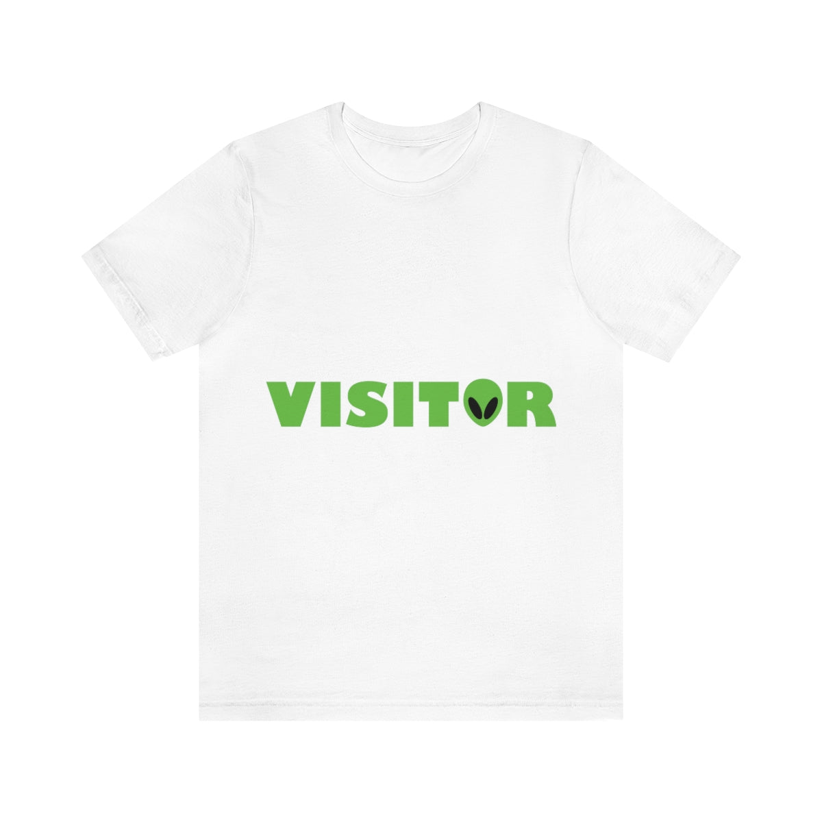 Visitor Aliens Arrival UFO TV Series Green People Unisex Jersey Short Sleeve T-Shirt Ichaku [Perfect Gifts Selection]