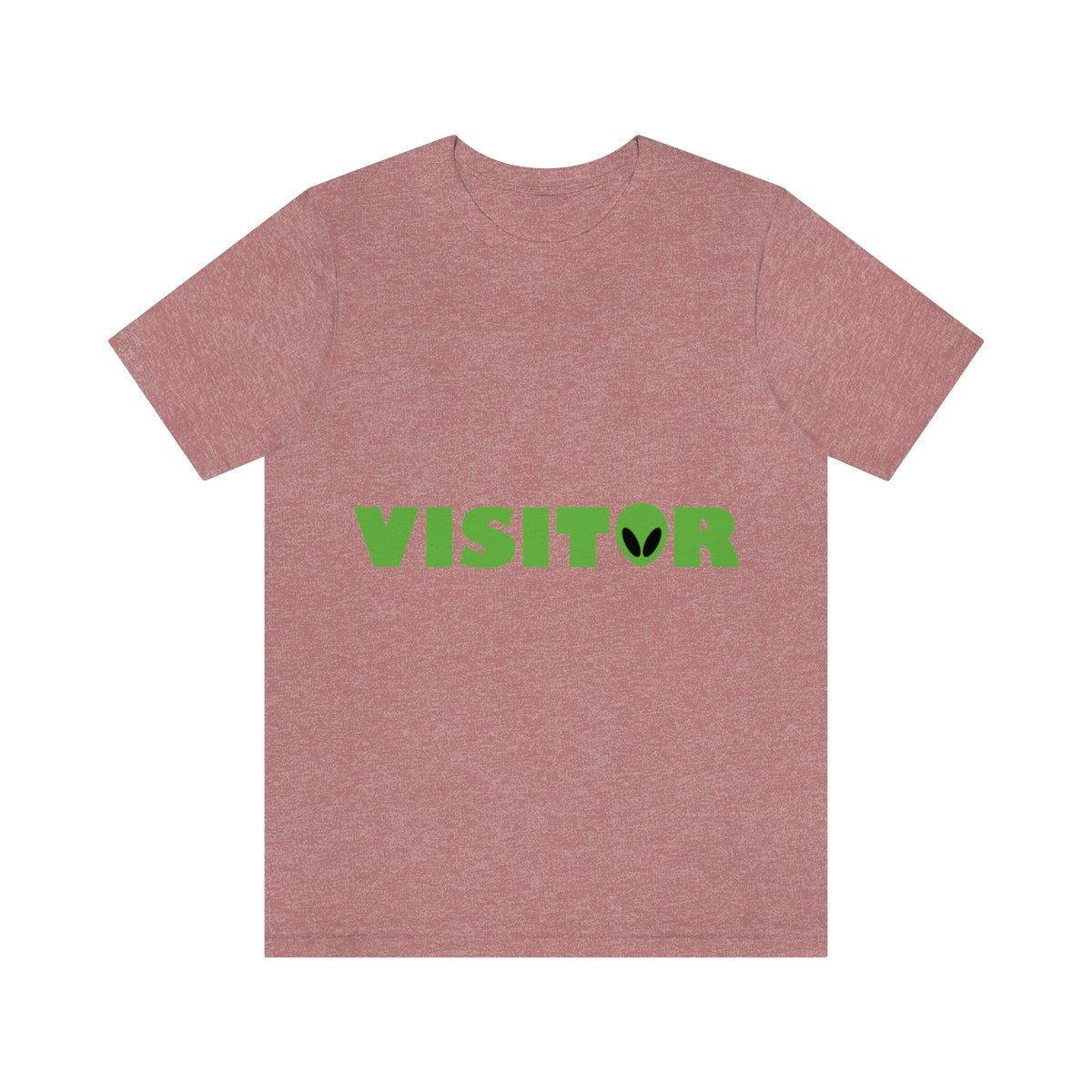 Visitor Aliens Arrival UFO TV Series Green People Unisex Jersey Short Sleeve T-Shirt Ichaku [Perfect Gifts Selection]