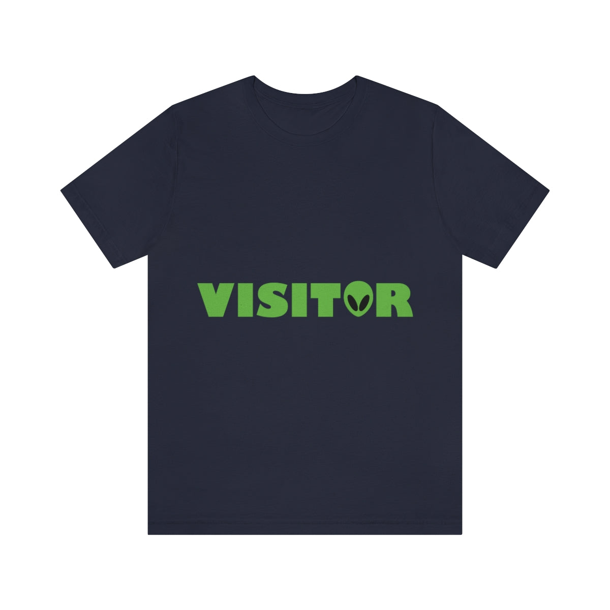 Visitor Aliens Arrival UFO TV Series Green People Unisex Jersey Short Sleeve T-Shirt Ichaku [Perfect Gifts Selection]