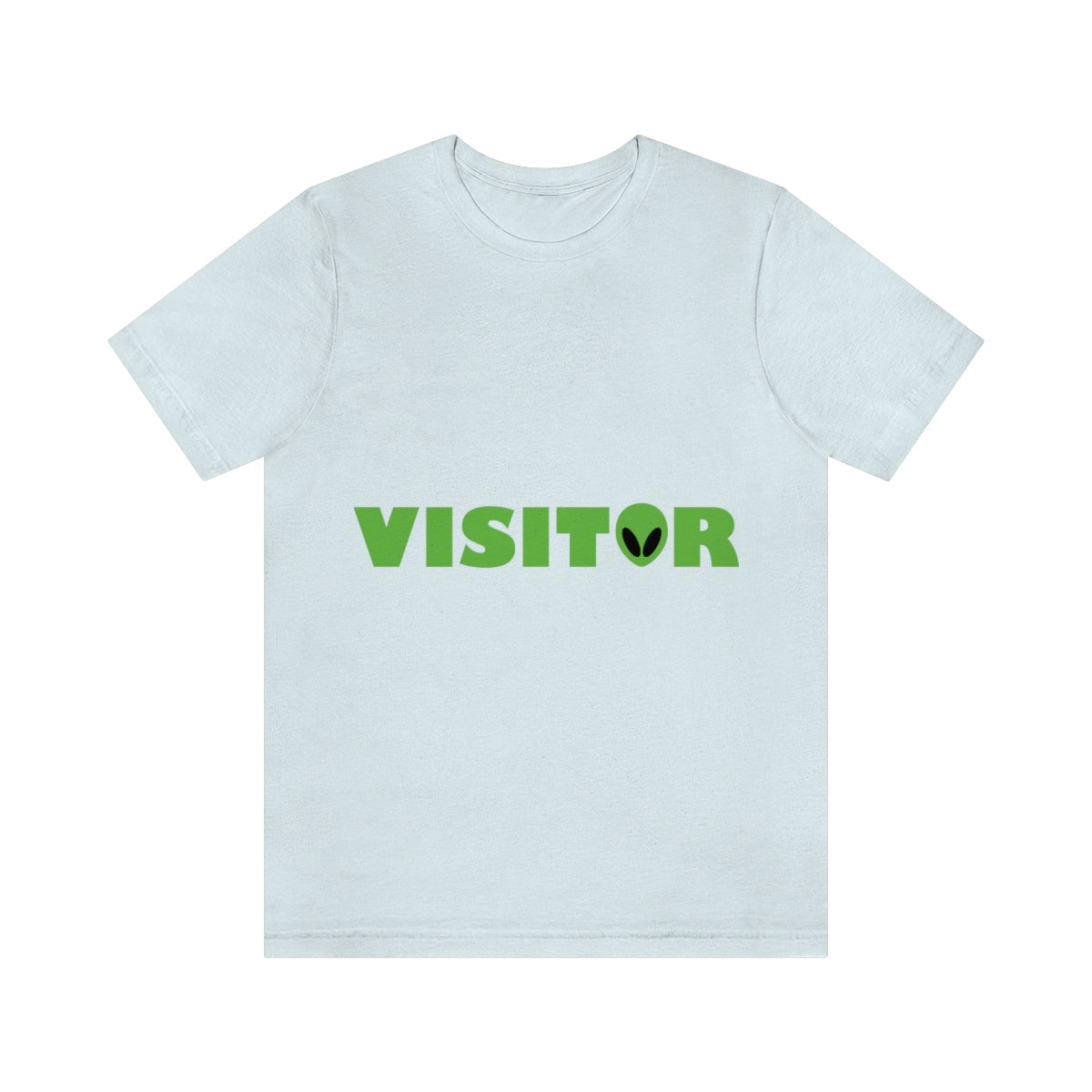 Visitor Aliens Arrival UFO TV Series Green People Unisex Jersey Short Sleeve T-Shirt Ichaku [Perfect Gifts Selection]