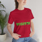 Visitor Aliens Arrival UFO TV Series Green People Unisex Jersey Short Sleeve T-Shirt Ichaku [Perfect Gifts Selection]