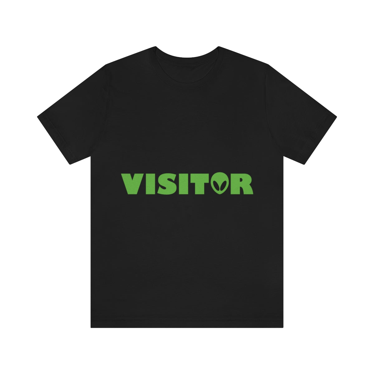 Visitor Aliens Arrival UFO TV Series Green People Unisex Jersey Short Sleeve T-Shirt Ichaku [Perfect Gifts Selection]