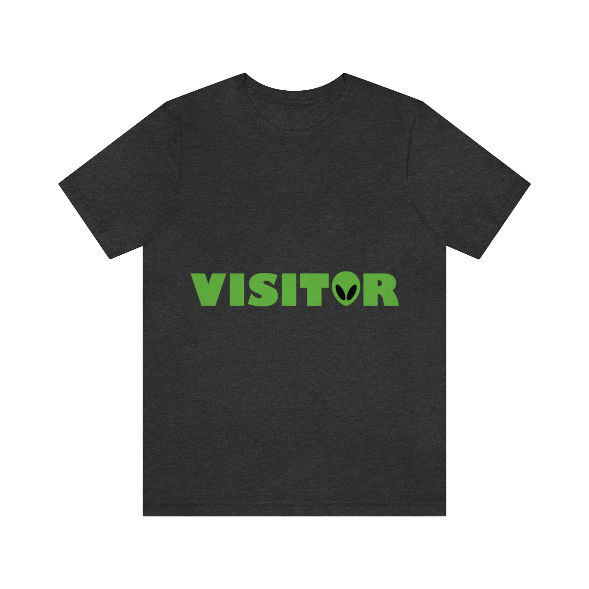 Visitor Aliens Arrival UFO TV Series Green People Unisex Jersey Short Sleeve T-Shirt Ichaku [Perfect Gifts Selection]