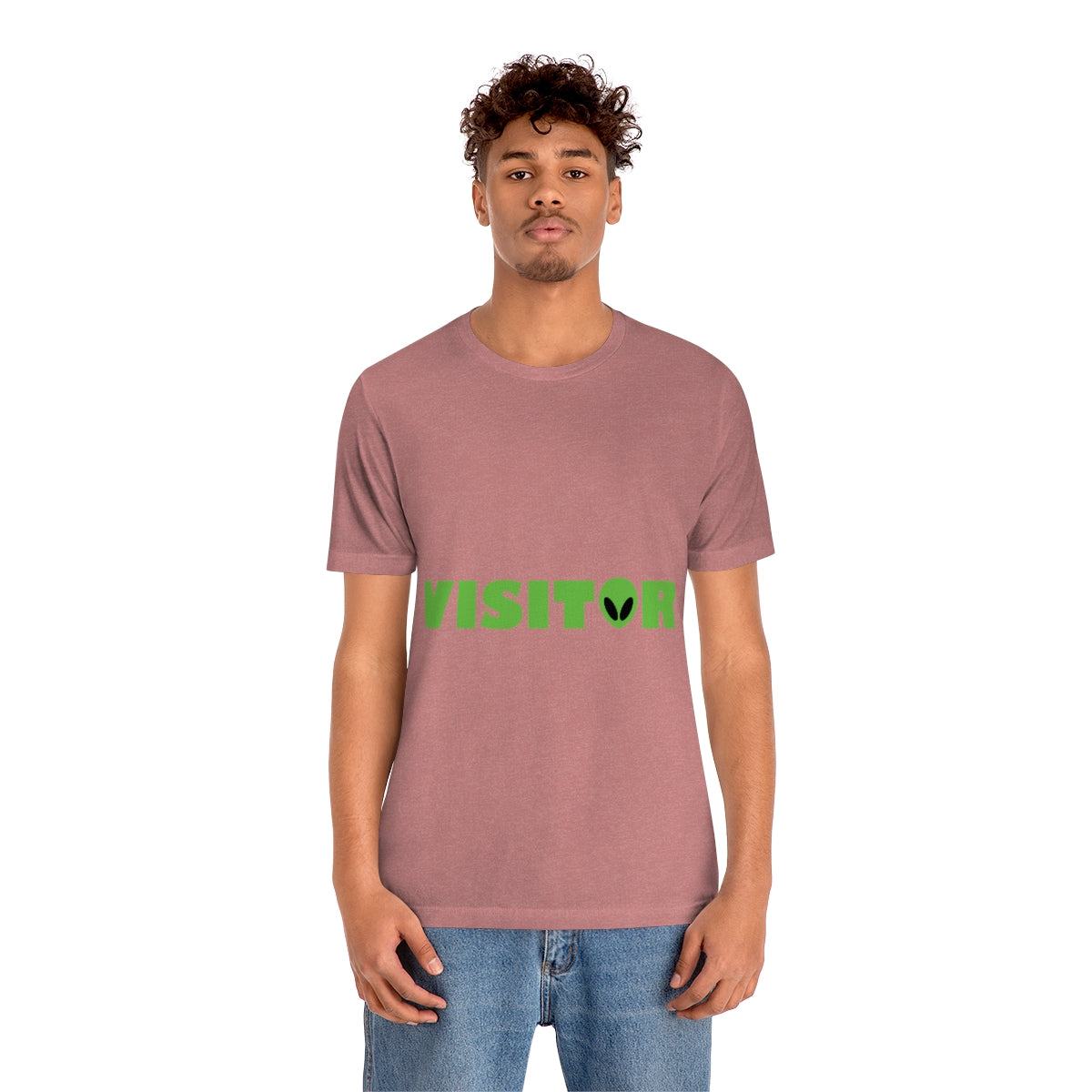 Visitor Aliens Arrival UFO TV Series Green People Unisex Jersey Short Sleeve T-Shirt Ichaku [Perfect Gifts Selection]